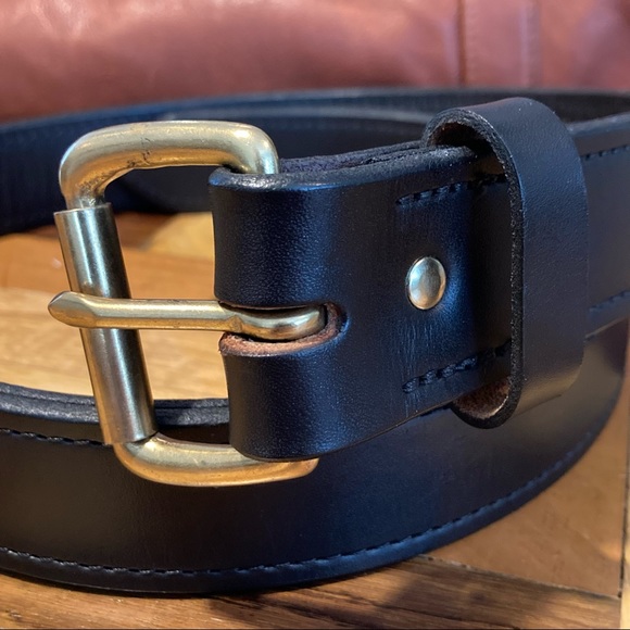 filson bridle leather belt